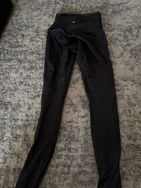 lululemon athletica Heathered Charcoal Gray Leggings